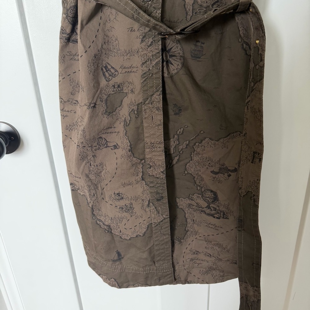 Banana Republic Safari Utility Shirt Jacket Dress Small NWOT - Picture 7 of 13